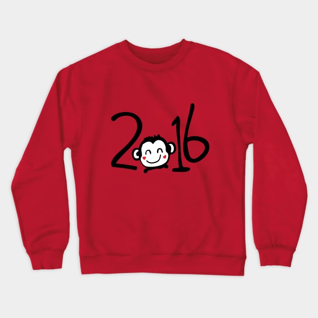 2016 year of animal Monkey Crewneck Sweatshirt by CindyS